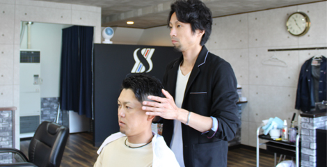 es for men（エスフォーメン）スタイリング